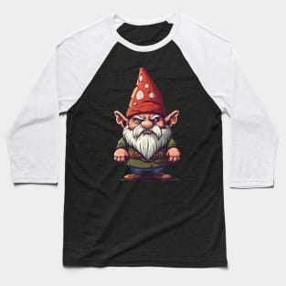 Grumpy Garden Gnome Baseball T-Shirt